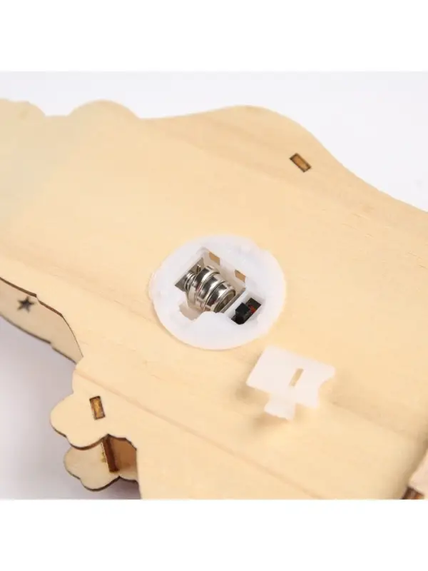 Светодиодная фигура &laquo;Дед Мороз&raquo; 14&times;20&times;2.5 см, дерево, от батареек LR1130&times;3, свечение тёплое белое