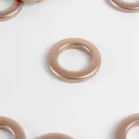 Люверсы для штор, d=3.4/5.5 см, 10 шт., цвет медный