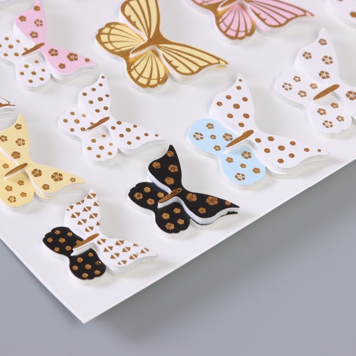 Наклейка интерьерная PVC  Наклейка интерьерная PVC "Рой бабочек" 26х15,5 см