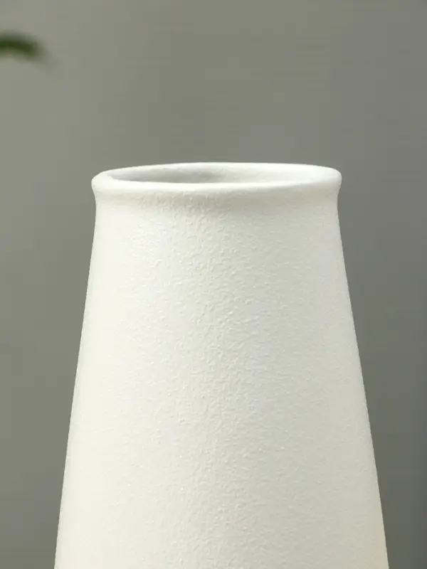 Ваза керамика настольная Ваза керамика настольная "Шерон" классика, 19,5х9,5х7 см, белый