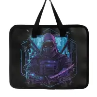 Папка с ручками &laquo;Воин&raquo;, А4, пластиковая, 70 мм, 322&times;256 мм