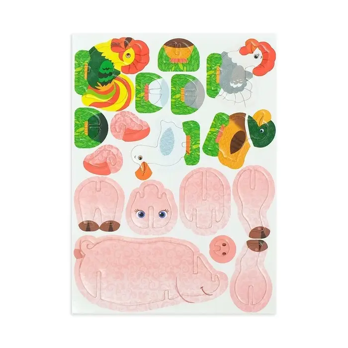 3D Конструктор «Ферма», 17 деталей 3D Конструктор «Ферма», 17 деталей