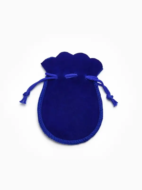 Мешочек бархатный, 7×9 (размер полезной части 7×6), синий Мешочек бархатный, 7×9 (размер полезной части 7×6), синий
