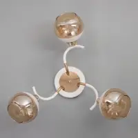 Люстра потолочная BayerLux &laquo;Анден&raquo;, 3хЕ27, 40 Вт, бело-золотой, 51&times;51&times;22 см