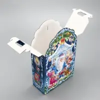Подарочная коробка новогодняя «Новогодняя карусель», фигурная, 160×75×260 см