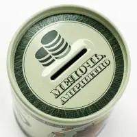 Копилка для денег &laquo;Банка. Капибара&raquo;, металл, 8&times;12 см