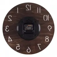 Часы настенные, интерьерные, бесшумные, d-35 см, дерево, открытые Часы настенные, интерьерные, бесшумные, d-35 см, дерево, открытые