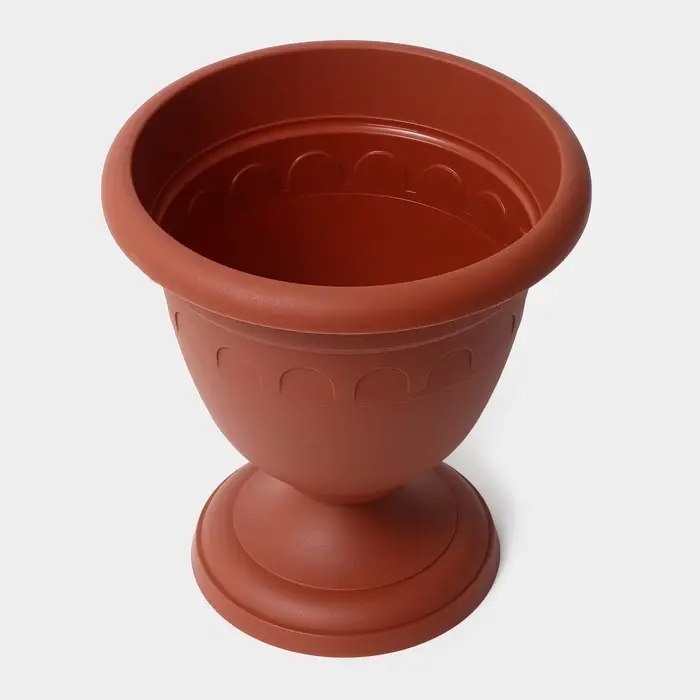 Вазон для цветов &laquo;Колывань&raquo;, 5.6 л, d=26 см, h=28 см, терракотовый