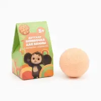 Бомбочка для ванны 40г в коробке, детская, Чебурашка