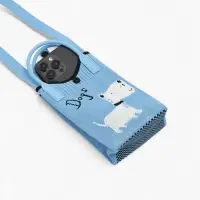 Сумка подр Пес, 12*4*17, отд на кнопке, дл ремень, голубой Сумка подр Пес, 12*4*17, отд на кнопке, дл ремень, голубой