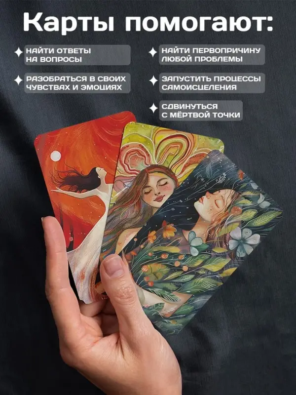 Метафорические ассоциативные карты &laquo;Письма к душе&raquo;, 54 карты