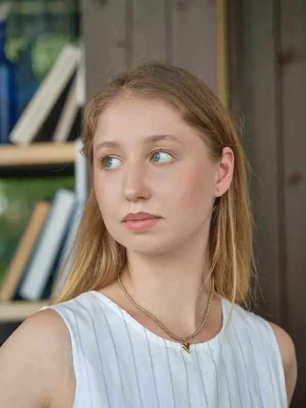 Колье "Сердце" под гематит, цвет золото