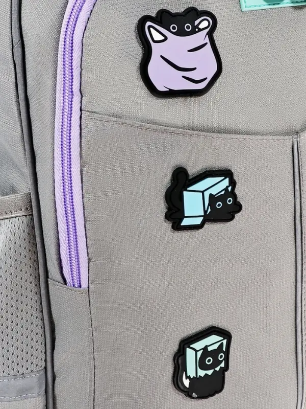 Рюкзак молодежный 37x28x16 см, deVENTE Lifestyle 16L Cats&Boxes, отделение для ноутбука, эргономичная спинка, для девочки Рюкзак молодежный 37x28x16 см, deVENTE Lifestyle 16L Cats&Boxes, отделение для ноутбука, эргономичная спинка, для девочки