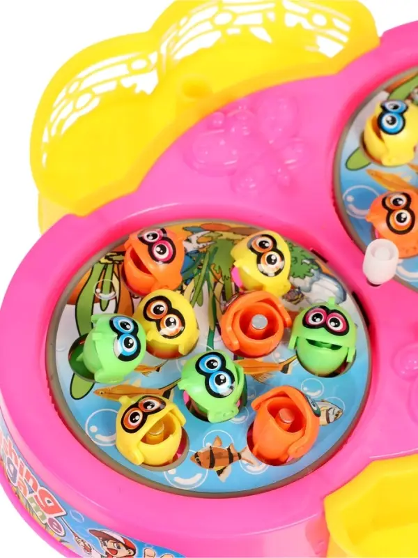 Рыбалка «Бабочка»: 18 рыбок, 2 удочки, заводная, МИКС Рыбалка «Бабочка»: 18 рыбок, 2 удочки, заводная, МИКС