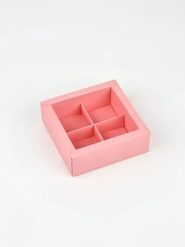 Коробка под 4 конфеты &laquo;Презент&raquo;, 10.5&times;10.5&times;3.5 см