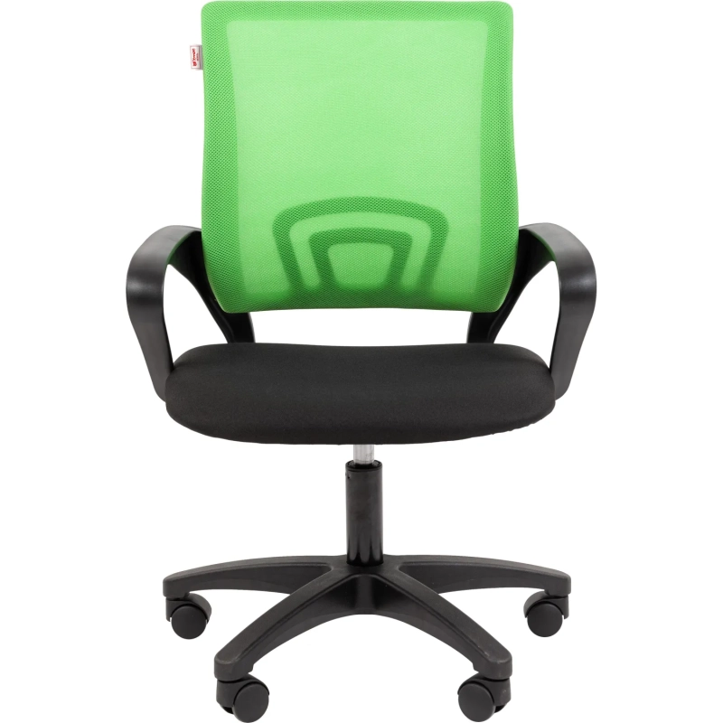 Кресло ТП 304 LT сетка/ткань,св-зеленый/черный,пластик