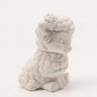 Фигурка декоративная &laquo;Овечка Мая&raquo;, неокрашенная, 7&times;4&times;5 см, белая