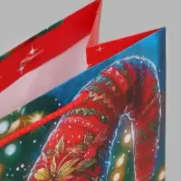 Пакет подарочный &laquo;Новогодние заботы&raquo;, 26&times;12&times;32 см