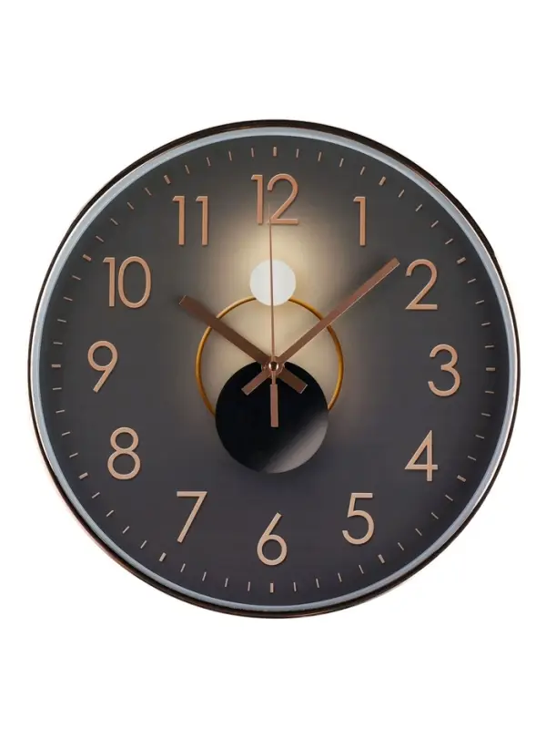 Часы настенные интерьерные &laquo;Минор&raquo;, бесшумные, плавный ход, d=30 см, от батарейки 1&times;АА
