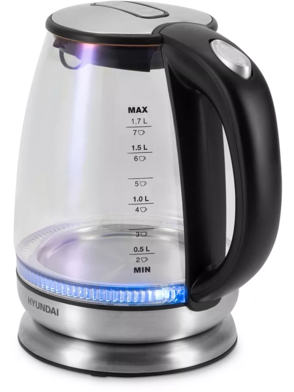 Чайник HYK-G8800 1,7л 2200Вт серебристый (стекло)