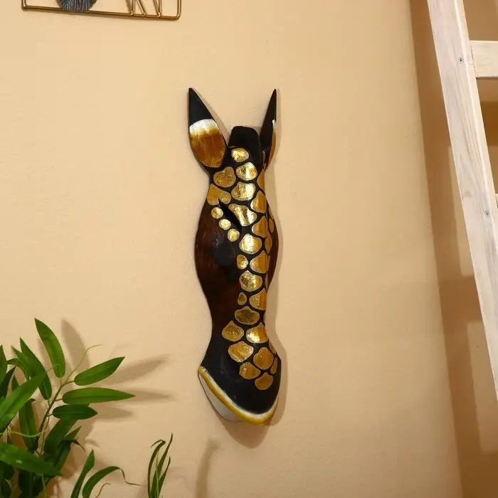 Маска «Зебра», 50 см, дерево албезия Маска «Зебра», 50 см, дерево албезия