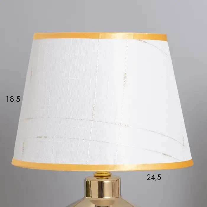 Лампа настольная &laquo;Ирене&raquo; 1&times;40 Вт Е14 белый/золото 22&times;22&times;36 см