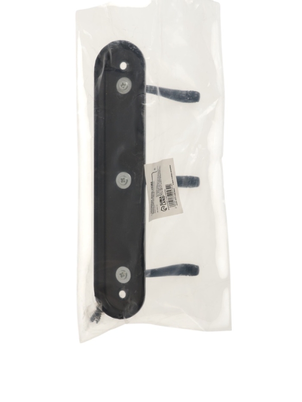 Вешалка ТУНДРА TVT003, металлическая, трёхрожковая, цвет черный