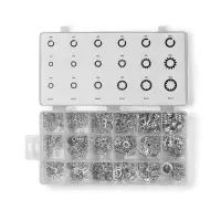 Набор гроверы и корончатые шайбы ТУНДРА krep, 720 предметов