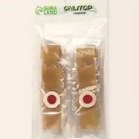 Пластырь для ног, набор - 12 шт., на клеевой основе, бежевый