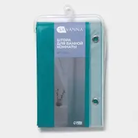 Штора для ванной SAVANNA &laquo;Градиент&raquo;, 180&times;180 см, EVA, голубая