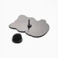 Значок &laquo;Котик&raquo;, из Гриффиндора, цветной в чёрном металле