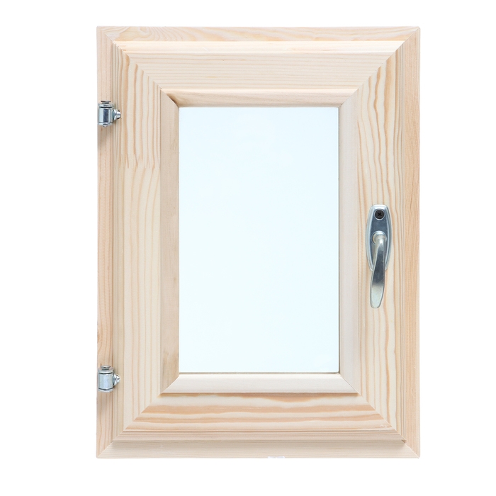 Окно, 40×30см, двойное стекло, из хвои Окно, 40×30см, двойное стекло, из хвои