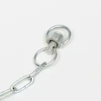 Цепь для привязи собак, 5 м, калибр 3&times;21 мм, белая