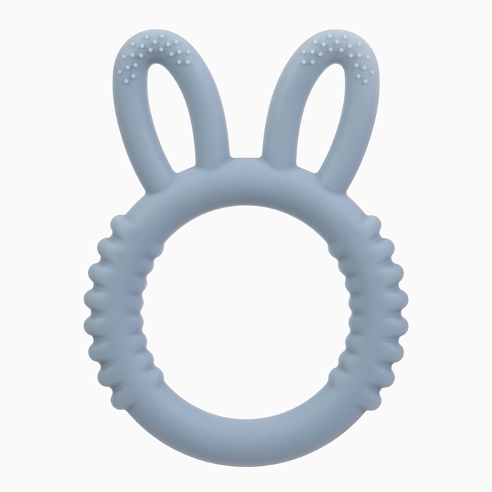 Прорезыватель силиконовый для зубов Крошка Я «Зайка», цвет МИКС