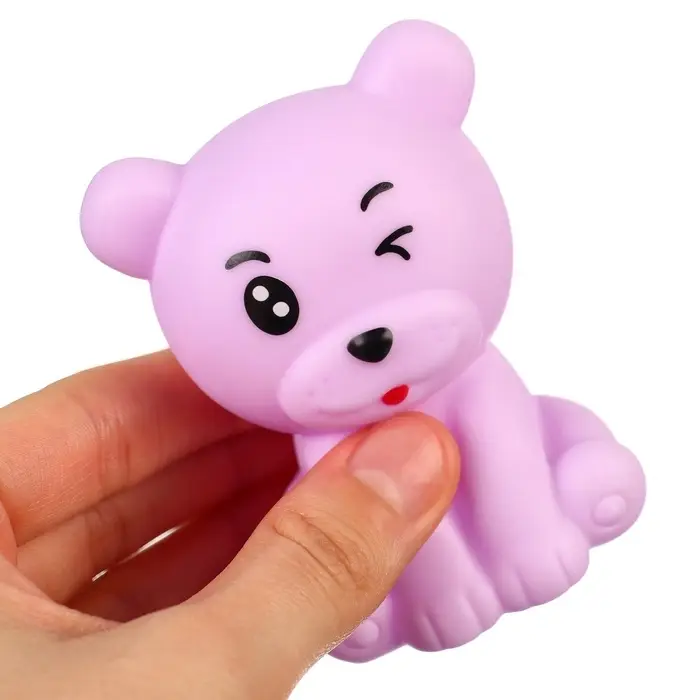 Резиновые игрушки для ванны Крошка Я &laquo;Давай играть&raquo;, с пищалкой, в наборе 6 шт.