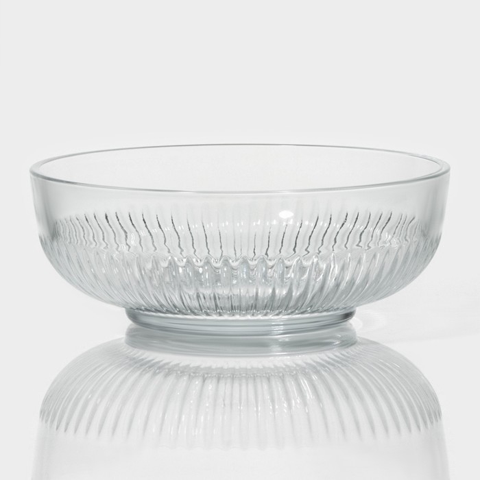 Набор стеклянных салатников с крышкой Lav «Токио», 2,6/1,5/0,8 л, 3 шт