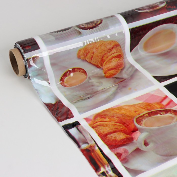 Клеёнка на стол Доляна, ширина 137 см, толщина 0,07 мм, рулон 30 метров Клеёнка на стол Доляна, ширина 137 см, толщина 0,07 мм, рулон 30 метров