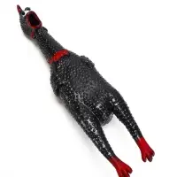 Игрушка для собак &laquo;Задумчивая курица&raquo;, 28 см, пищащая, цвет МИКС