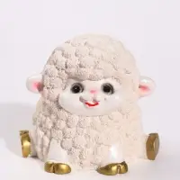 Фигурка &laquo;Овечка Бяша&raquo;, 6&times;7&times;6 см, полистоун