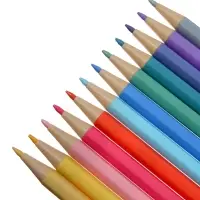 Карандаши механические 12 цветов ErichKrause Pastel Milky, шестигранные, 3 мм, с точилкой, в ПЭТ-боксе