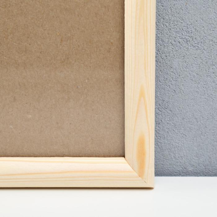 Фоторамка 25х50 см белое дерево № 5 Фоторамка 25х50 см белое дерево № 5