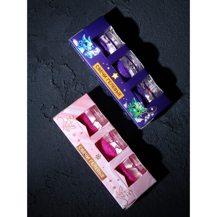 Свечи на Новый Год, гелевые «Новогодняя коллекция: С новым годом», 6 шт , 2,5 х2,5 х 2,5 см Свечи на Новый Год, гелевые «Новогодняя коллекция: С новым годом», 6 шт , 2,5 х2,5 х 2,5 см