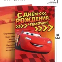 Открытка &laquo;С днём рождения, чемпион!&raquo;, 12&times;18 см