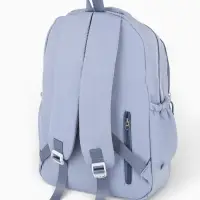 Рюкзак 31*14*44 см, 2 отд. 3 н/карм+пенал, Комби голуб/бел