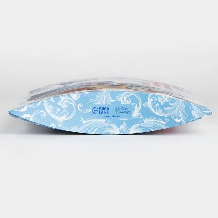 Коробка новогодняя складная фигурная «Дед Мороз и Снегурочка», 26 х 19 х 4 см Коробка новогодняя складная фигурная «Дед Мороз и Снегурочка», 26 х 19 х 4 см