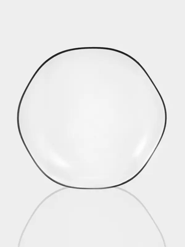 Блюдо сервировочное Paşabah&ccedil;e Toscana, d=30.3 см, стекло. прозрачное