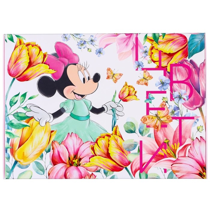 Подарочная коробка, складная Подарочная коробка, складная "Цвети" 16х23х7.5 см, Минни Маус