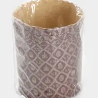 Набор бумажных форм для кулича "ХВ Коричневый", 90х90 мм, 10 шт