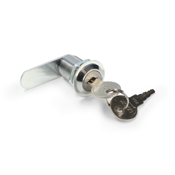 Замок почтовый ТУНДРА LC2, 17х30х50 мм, 2 английских ключа, хром Замок почтовый ТУНДРА LC2, 17х30х50 мм, 2 английских ключа, хром