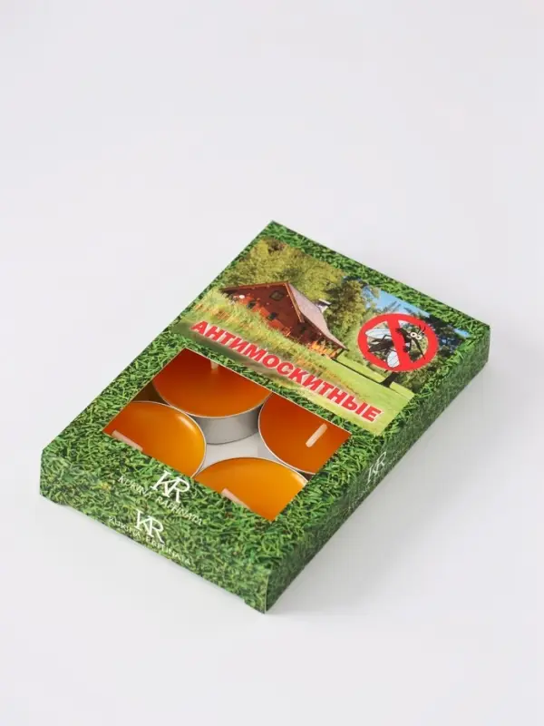 Свечи антимоскитные, чайные, 6 штук